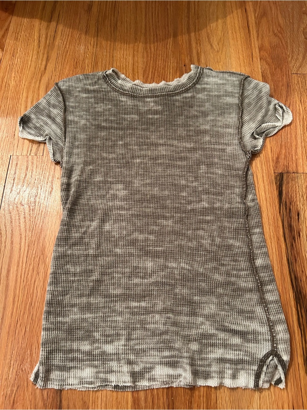 Free People Washed Tee Olive Green